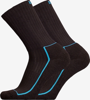 UphillSport Athletic Socks 'SAANA' in Black: front