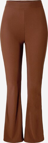 Koton Flared Pants in Brown: front