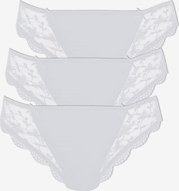 Nina von C. String 'Silver Edition' in Weiß: Vorderseite