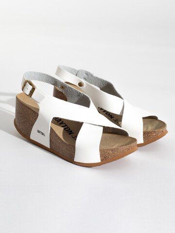 Bayton Strap sandal 'Rea' in White