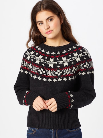 Polo Ralph Lauren Sweater 'Yoke' in Black: front