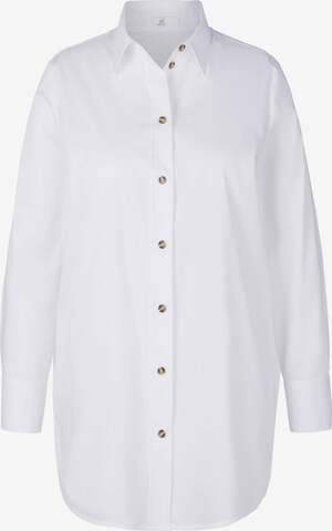 Emilia Lay Blouse in Wit: voorkant