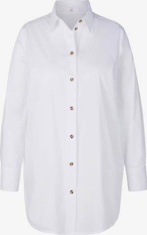 Emilia Lay Blouse in Wit: voorkant