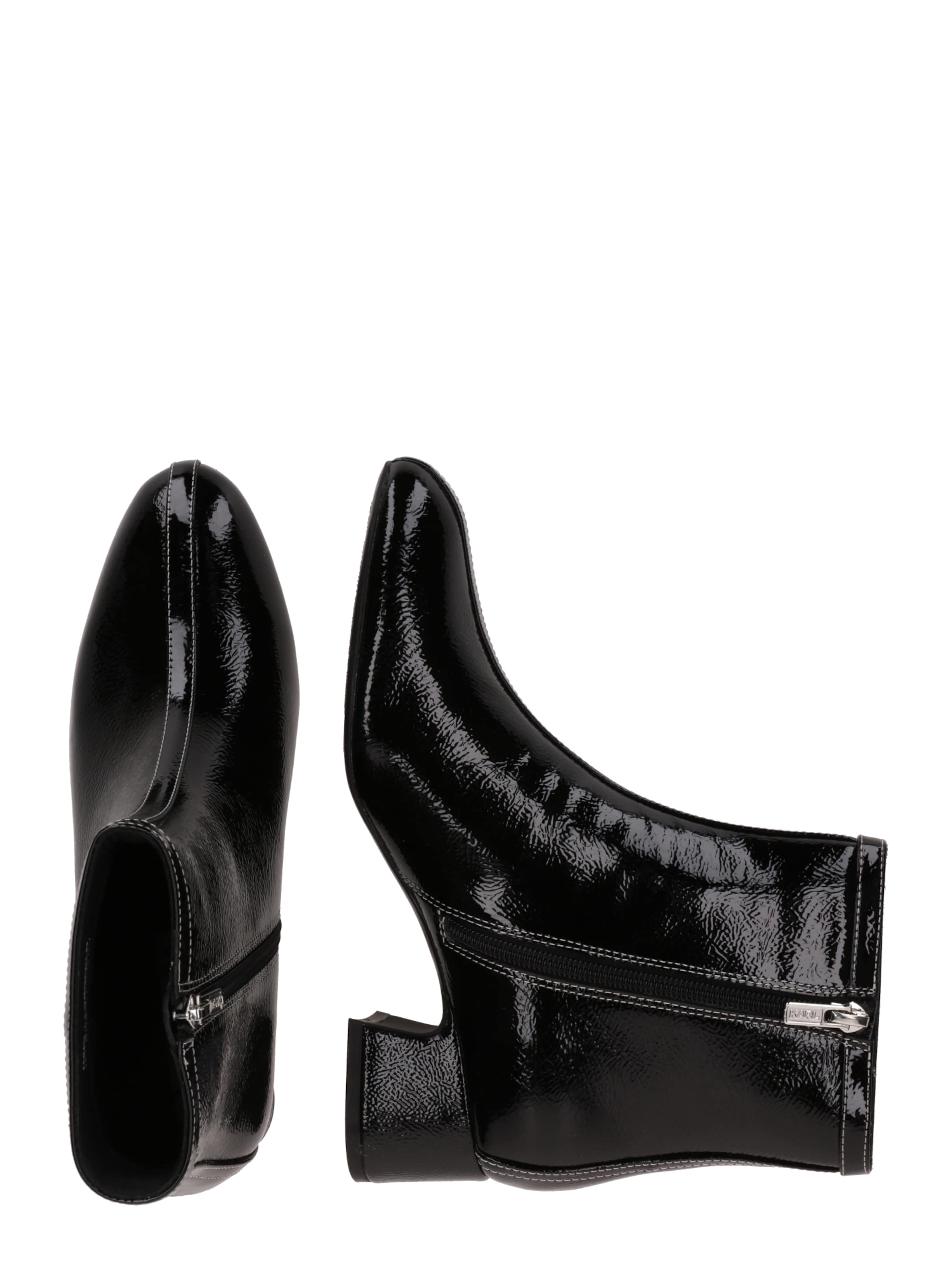 Karl Lagerfeld Bootie 'Bonnie' in Black