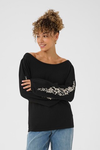 Cream Pullover 'Villea' i sort: forside