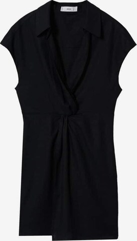 Robe-chemise 'Jero' MANGO en noir : devant