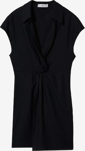 MANGO Shirt Dress 'Jero' in Black: front