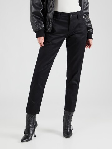 G-STAR Tapered Chino trousers 'Kate' in Black: front
