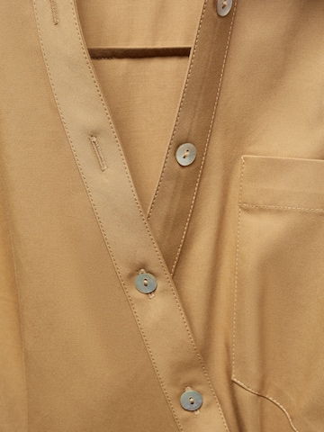 MANGO Kleid 'Camel' in Braun