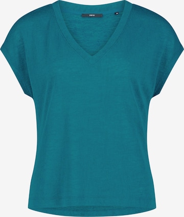 T-shirt zero en bleu : devant