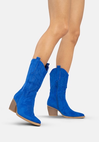 Stivale da cowboy di Salinyang in blu
