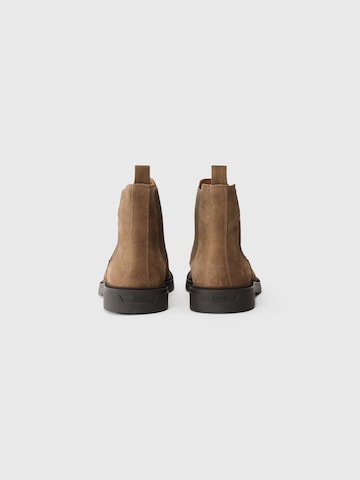 BOSS Chelsea boots 'Calev Cheb' in Beige