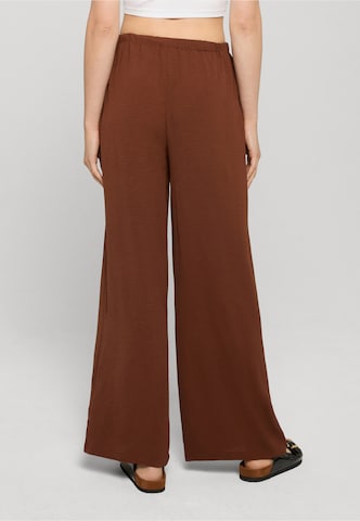 Urban Classics Zvonové kalhoty Kalhoty – hnědá