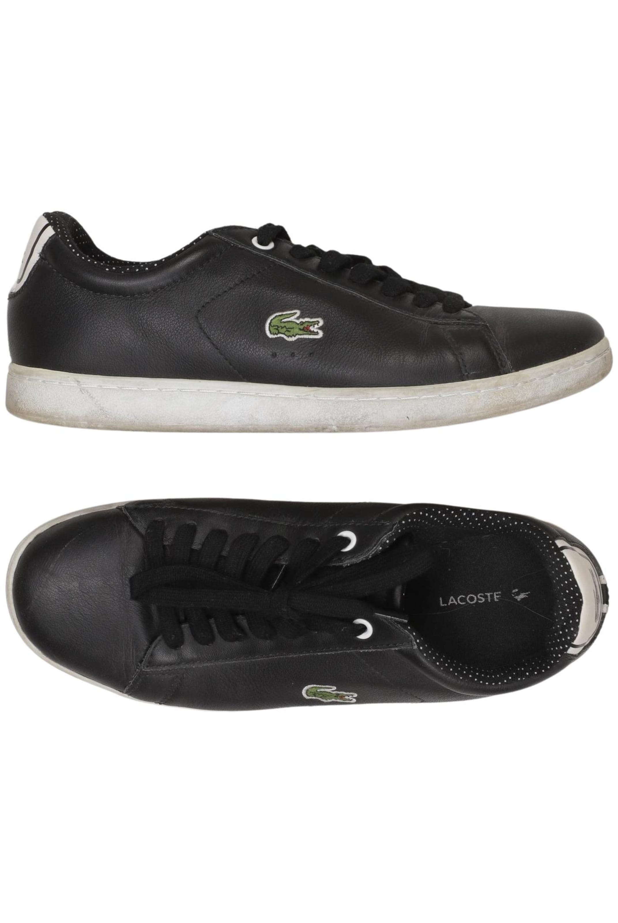 LACOSTE Flats & Loafers in 37,5 in Black: front