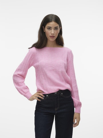 VERO MODA Trui 'KAMILLE' in Roze: voorkant