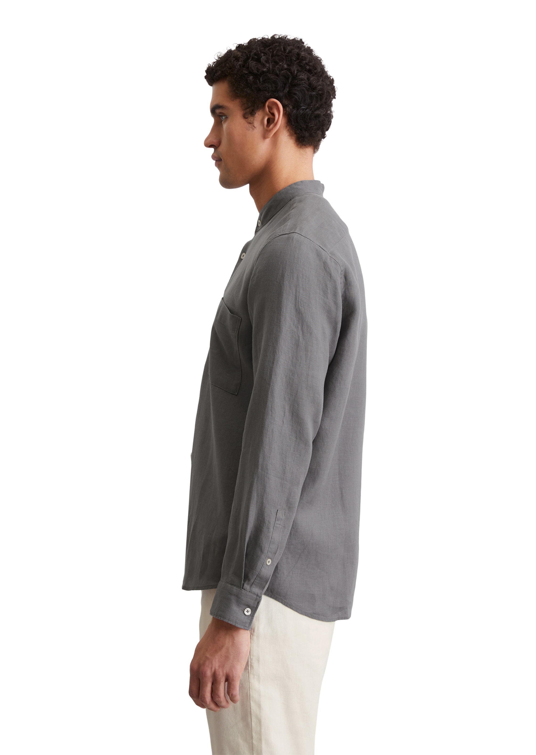 Marc O'Polo Regular fit Button Up Shirt in Grey