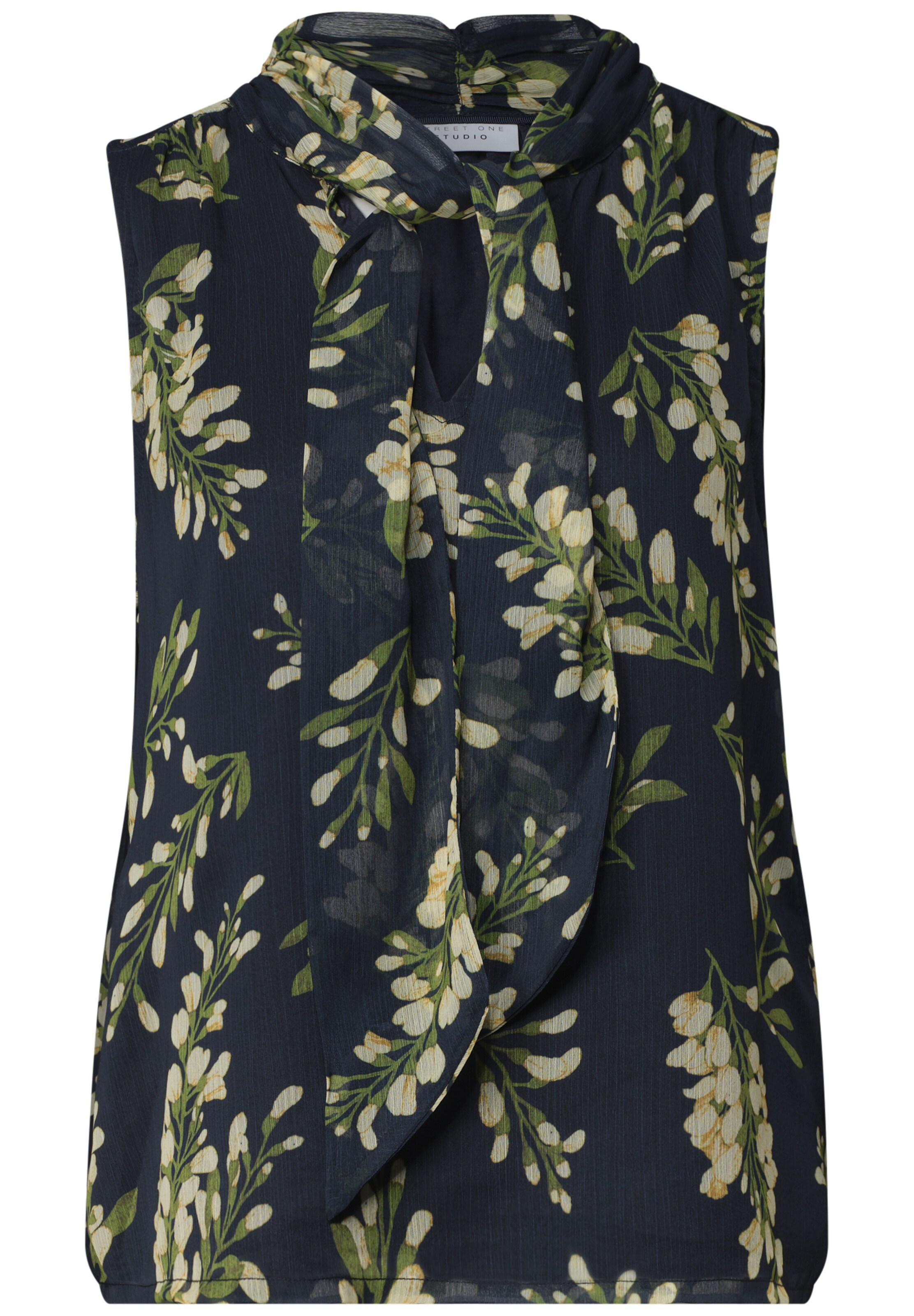 Street One Studio Bluse in Blau: Vorderseite