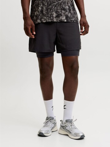 JACK & JONES - Loosefit Pantalón en negro: frente