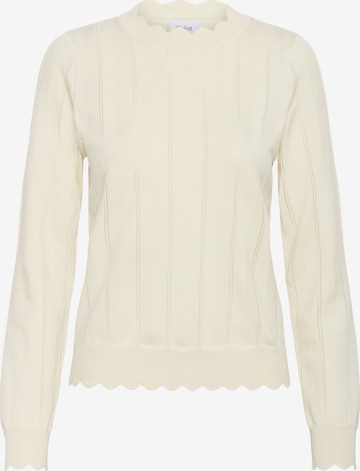 SAINT TROPEZ Pullover 'ObetteSZ' in Beige: Vorderseite