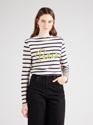 T-shirt 'BEAU' Key Largo en bleu : devant