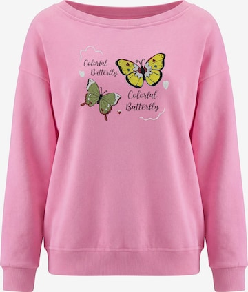 Sweat-shirt MYMO en rose : devant