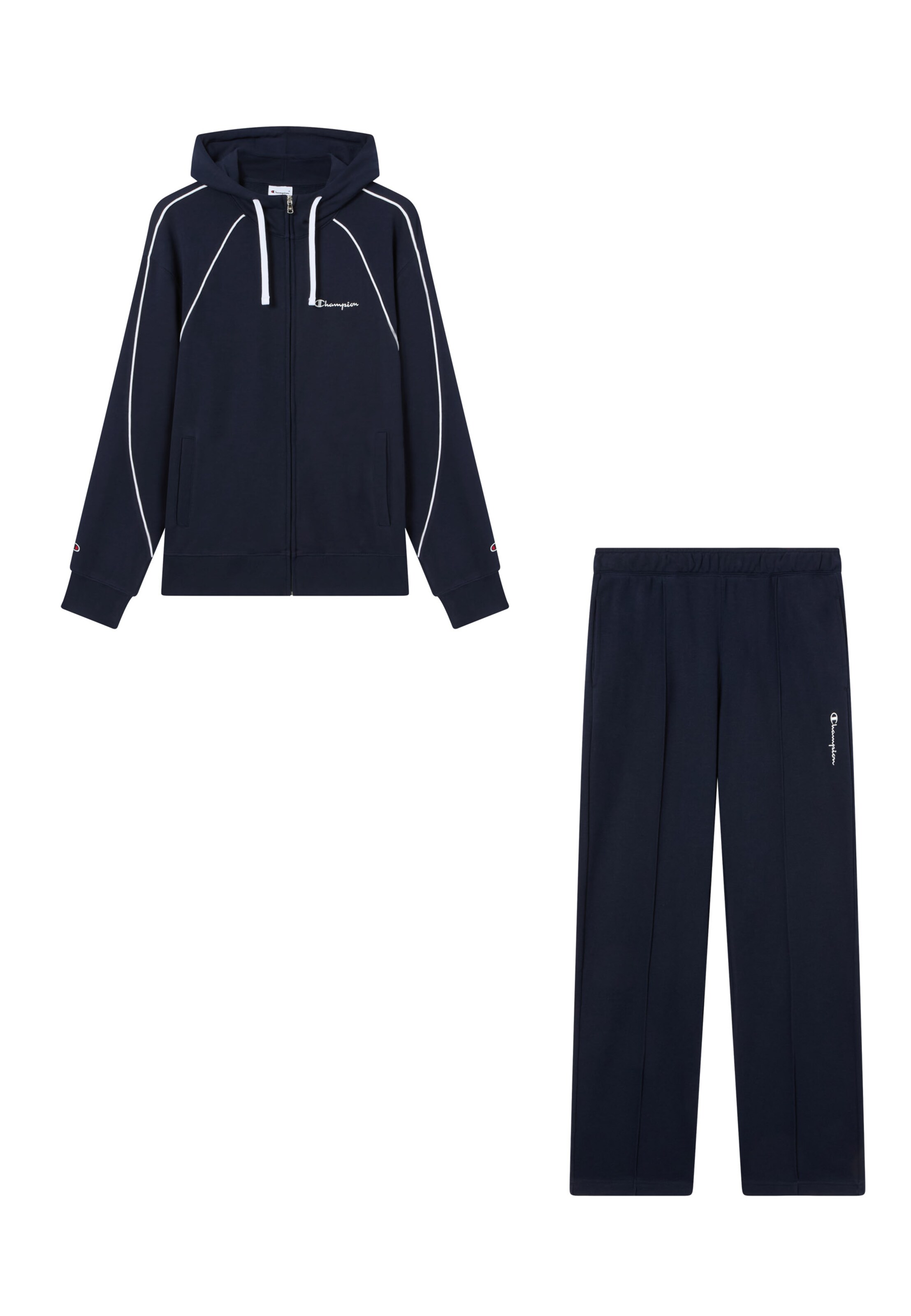 Champion Authentic Athletic Apparel Tracksuit in Blue: front