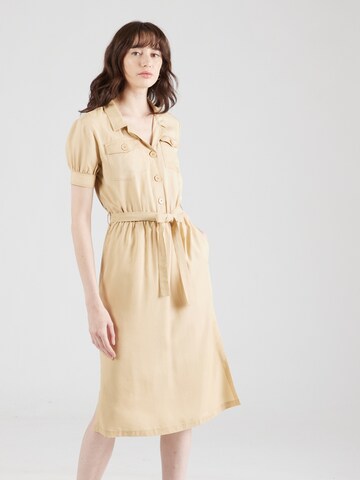 Robe-chemise 'CAKAMA' LTB en beige : devant