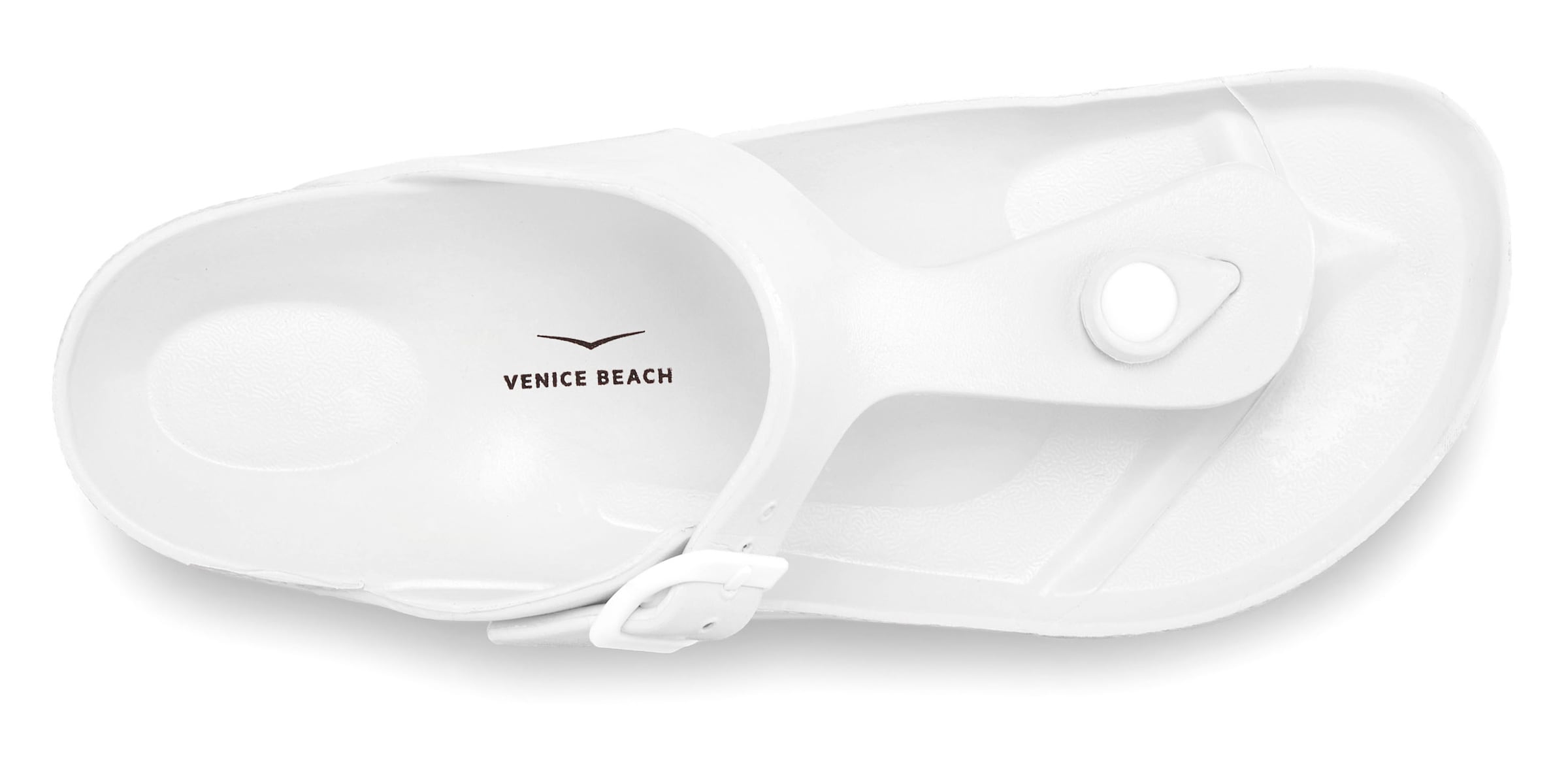 VENICE BEACH Сандали с разделител за пръстите в бяло