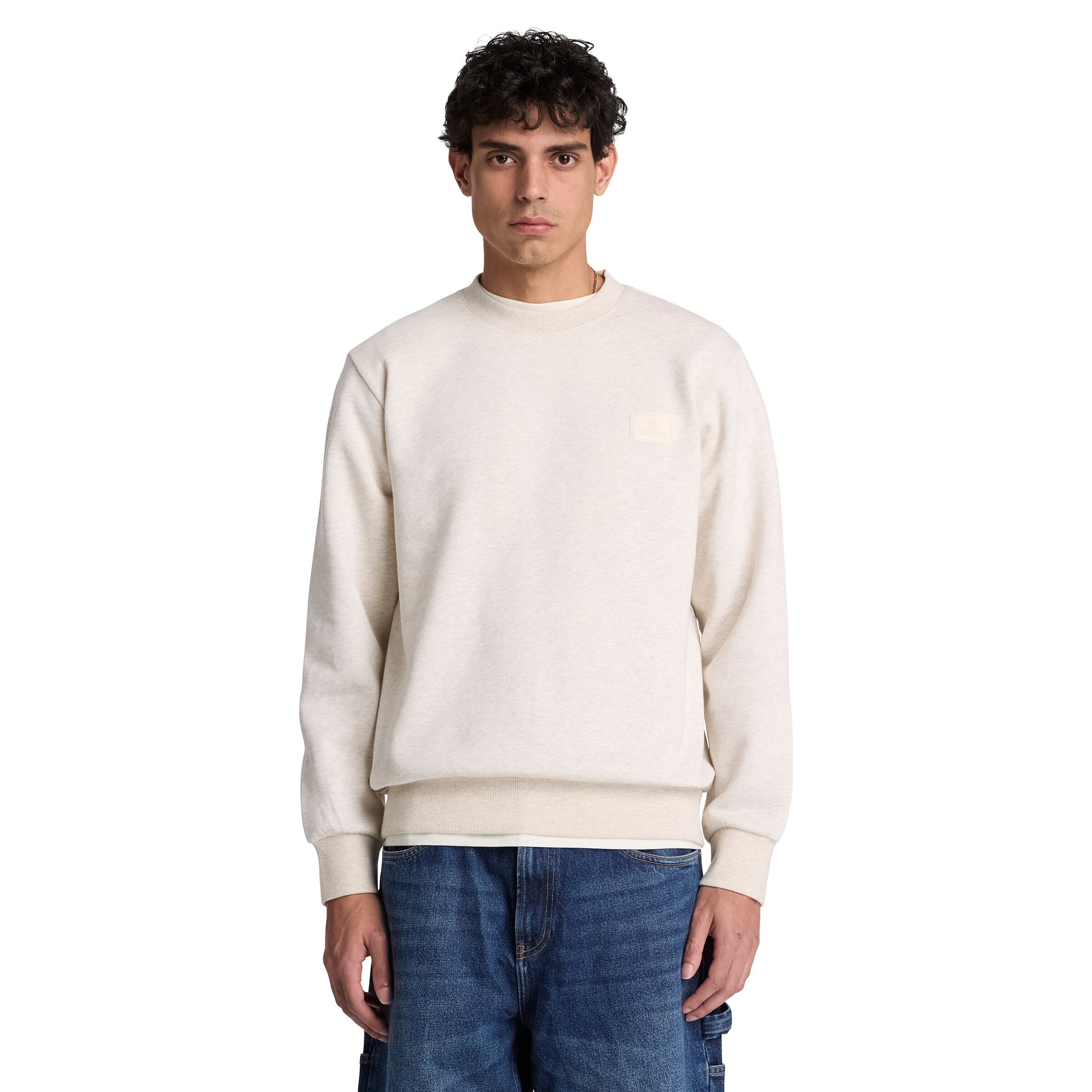 TIMBERLAND Sweatshirt in Beige: Vorderseite