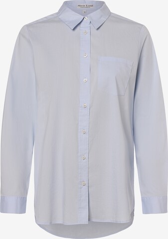 Marie Lund Blouse in Blue: front