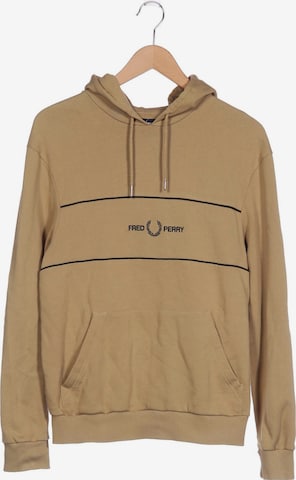 Fred Perry Kapuzenpullover M in Beige: predná strana