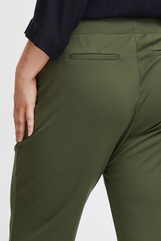 Fransa Curve Flared Pants in Green