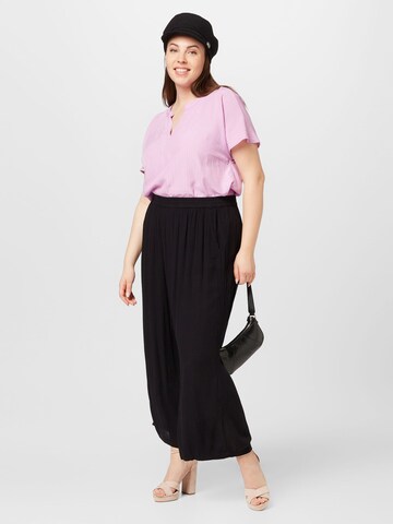 Loosefit Pantalon 'Dacina' KAFFE CURVE en noir