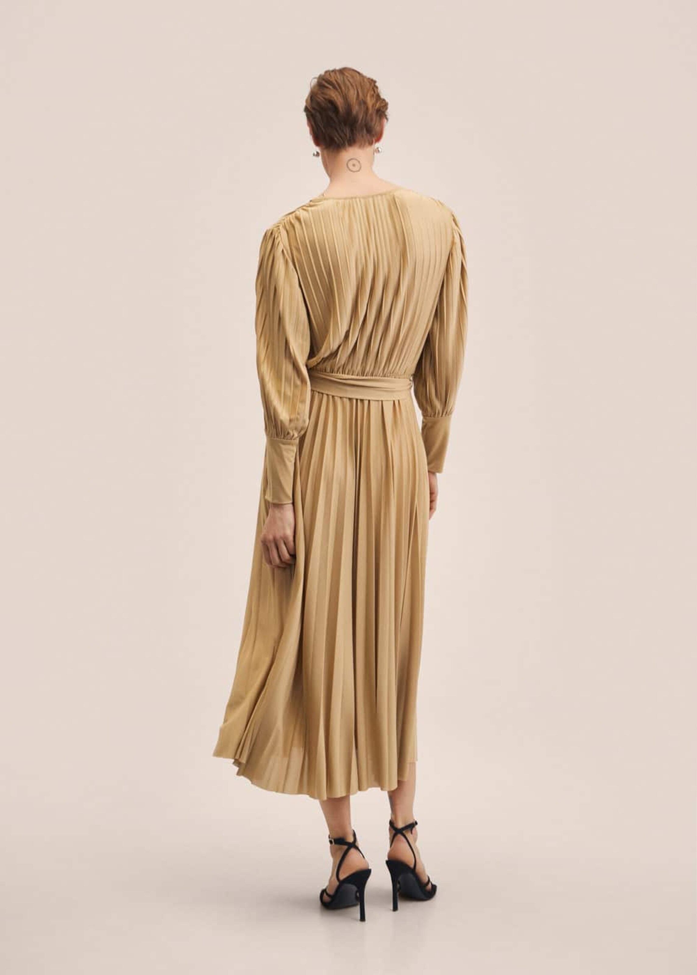 Frauen Kleider MANGO Kleid in Gold - FC03480