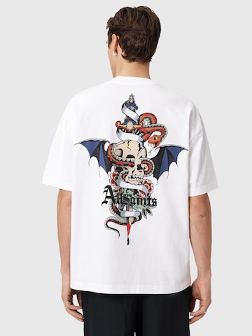 AllSaints Póló 'BLADE' - fehér: elől