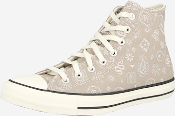 CONVERSE Korkeavartiset tennarit 'CTAS' värissä beige: etupuoli