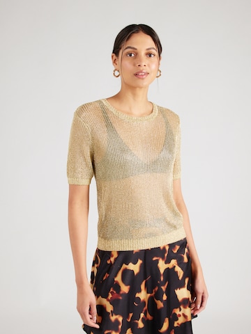 PATRIZIA PEPE Sweater in Gold: front