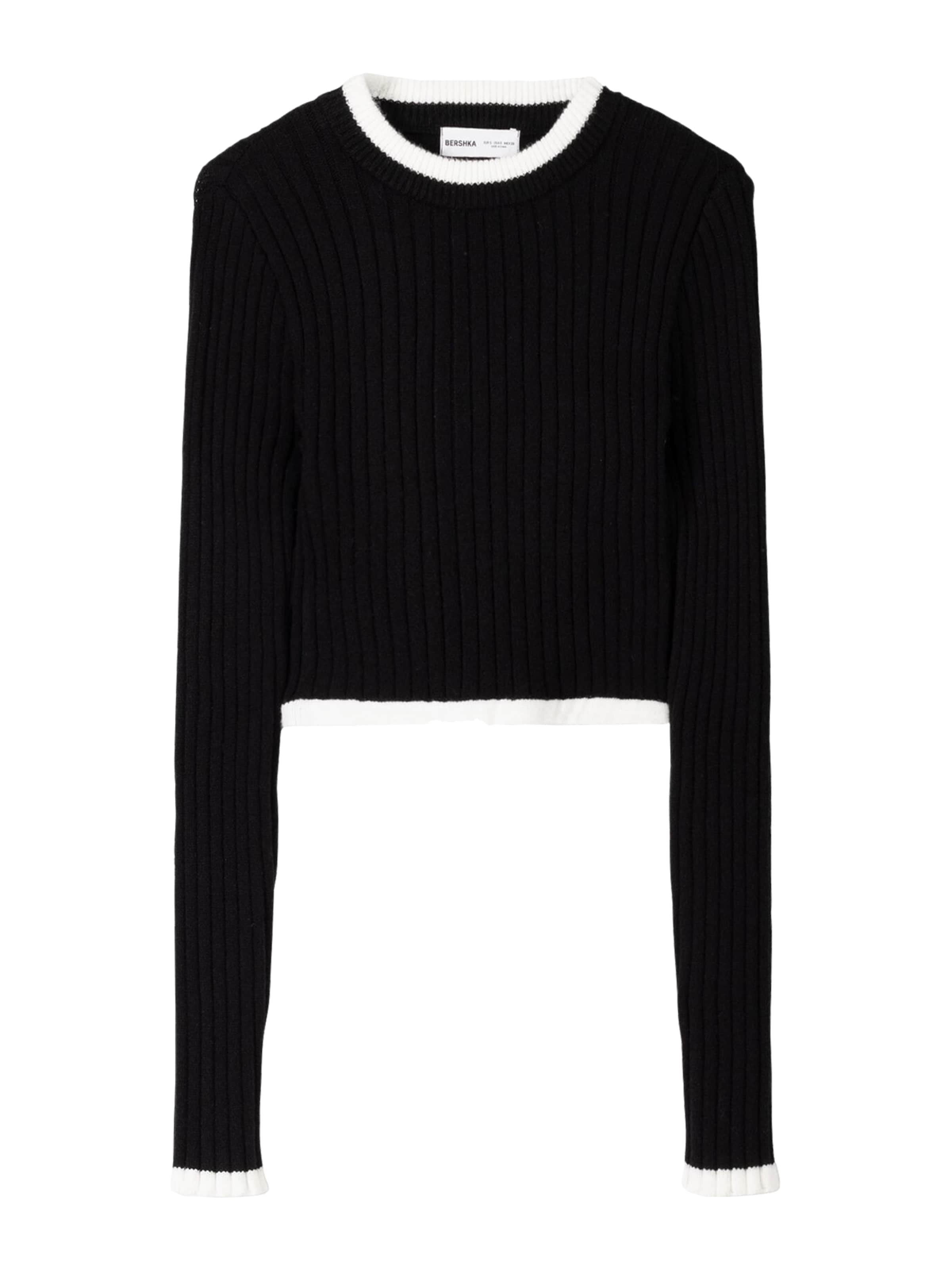 Pullover di Bershka in nero: frontale
