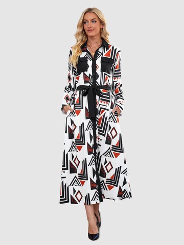 LapaPlus Blusenkleid in Mischfarben