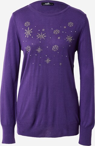 Pull-over Wallis en violet : devant