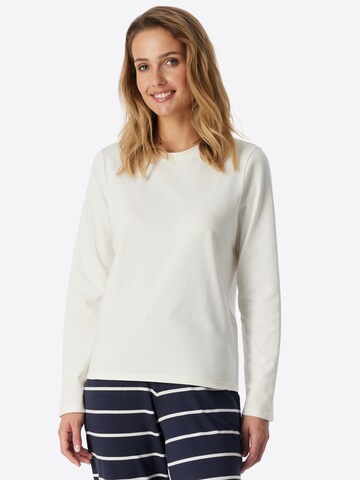 Chemise de nuit ' Mix & Relax ' SCHIESSER en blanc : devant
