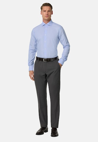 Coupe slim Pantalon à plis Boggi Milano en gris