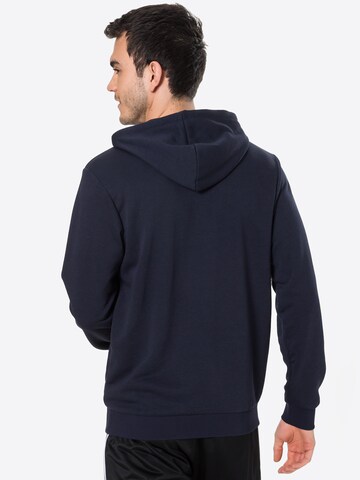 ADIDAS SPORTSWEAR Sportsweatshirt 'Essentials French Terry Linear Logo' in Blau