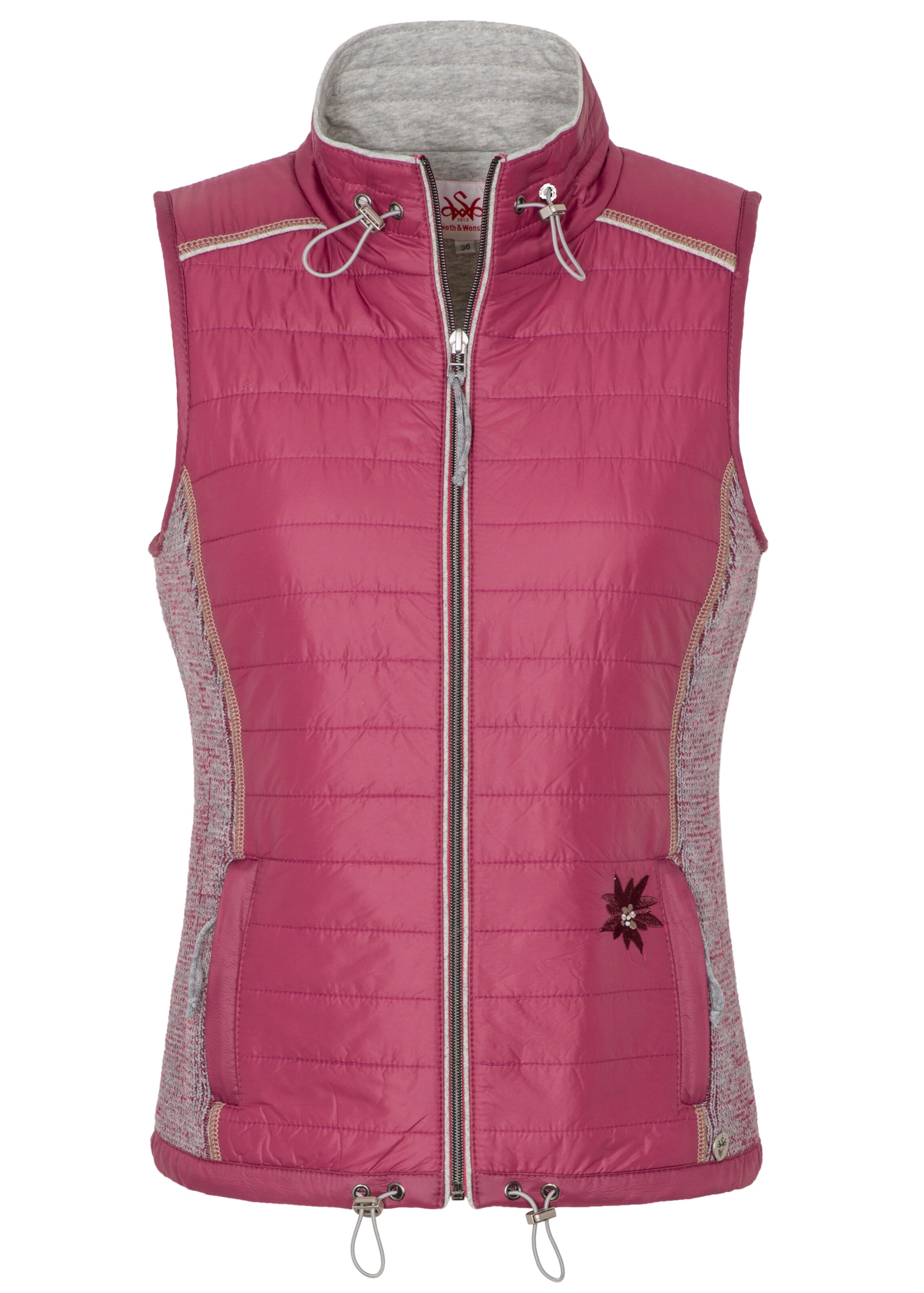 SPIETH & WENSKY Vest in Pink: front