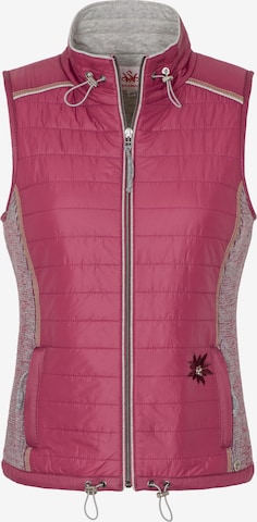 SPIETH & WENSKY Bodywarmer 'Wellna' in Roze: voorkant