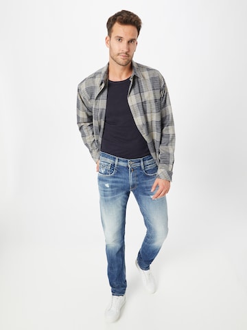 REPLAY Regular Jeans 'Anbass' in Blauw