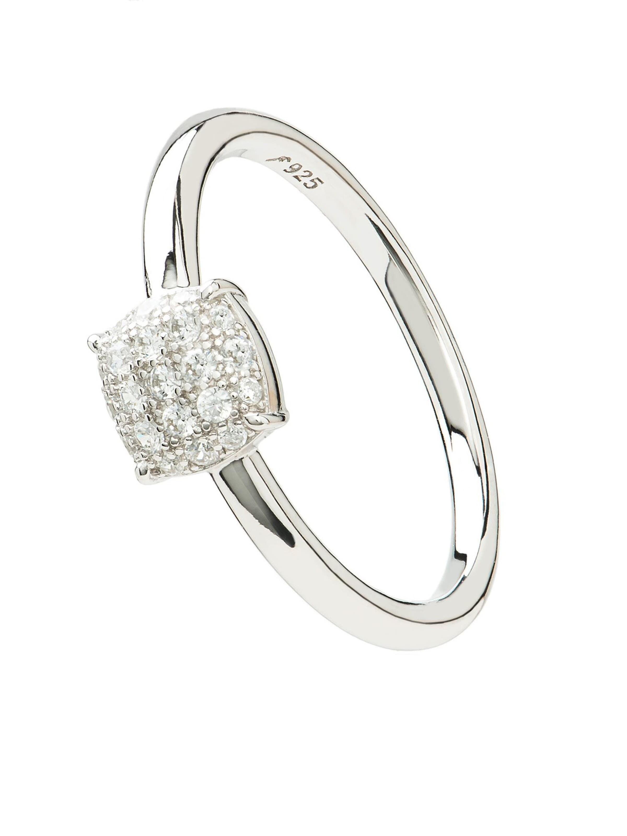 Eye Candy Ring 'Damenring Gr. 52 ECJ-RG0081' in Silver: front