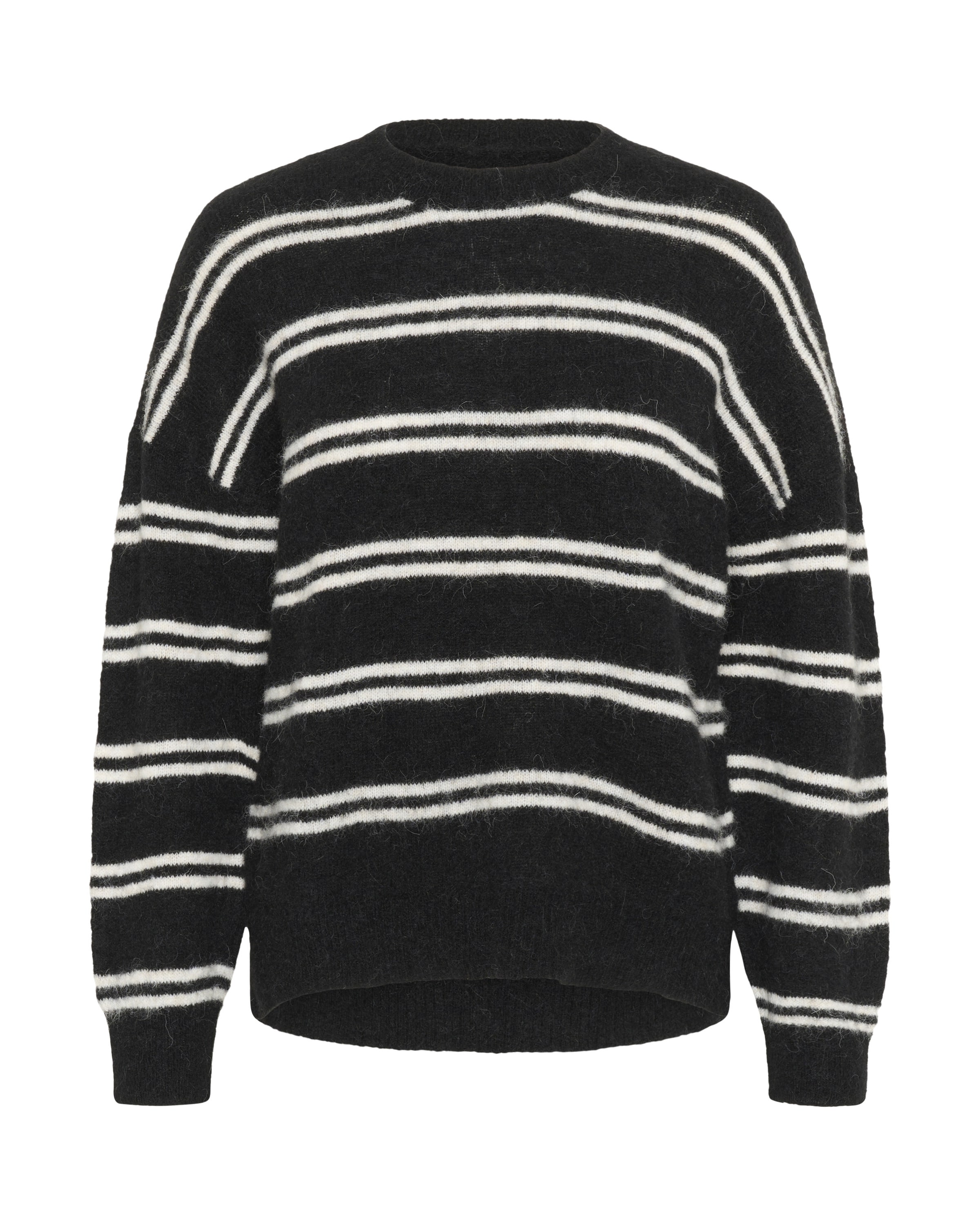 Pull-over CULTURE en noir : devant