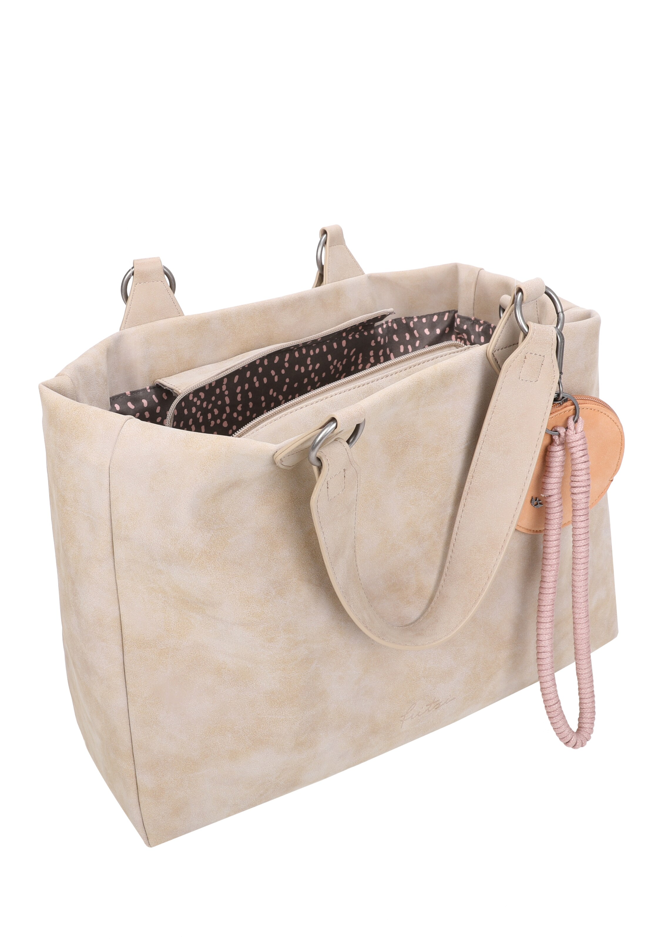 Fritzi aus Preußen Shopper 'Izzy Vintage' in Beige