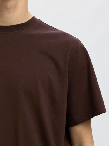 SELECTED Shirt 'Aspen' in Brown